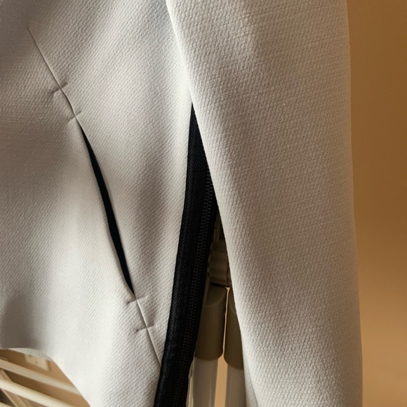 RACHEL Rachel Roy Short Light Blue Jacket Size 6 - Picture 4 of 6